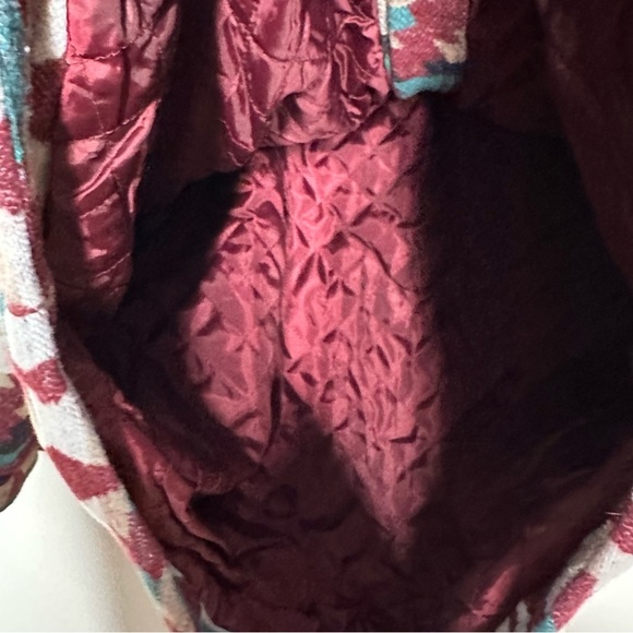 Uncharted Threads | Aztec Flannel Button Down Shacket Size M/L - Picture 5 of 7